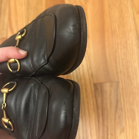 Gucci Brixton Collapsible Apron Toe Loafers - Picture 9 of 13